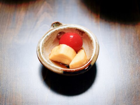 長芋とミニトマトのしょうゆ漬け【和食・副菜】